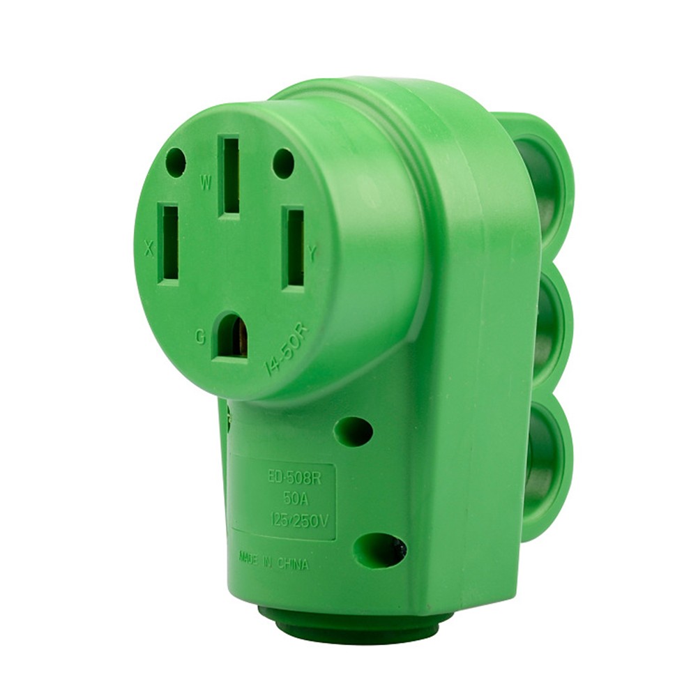 50 Amp Rv Male Female Plug 125/250V Heavy Duty For Caravan Motorhome Van Trailer